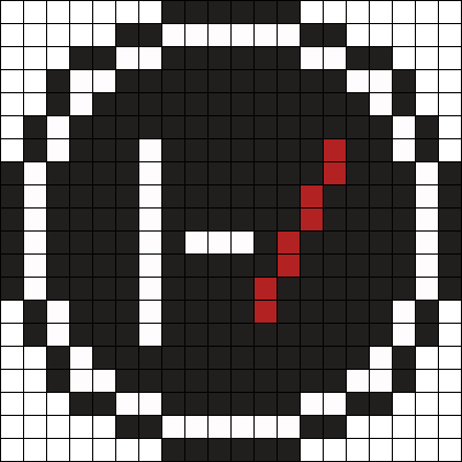 Twenty One Pilots Perler Bead Pattern / Bead Sprite - Jack Skellington Perler Bead Pattern (421x421), Png Download