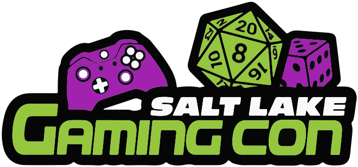 Logo Dark Logo Light Logo - Salt Lake Gaming Con 2018 (850x850), Png Download