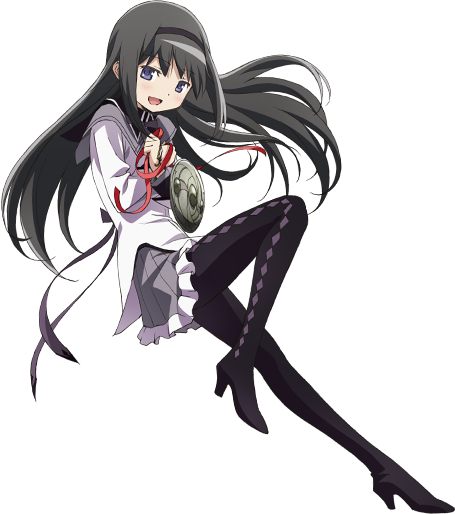 Anime Suit, Blue Exorcist, Madoka Magica, Manga Illustration, - Madoka Magica Homura Png (455x514), Png Download