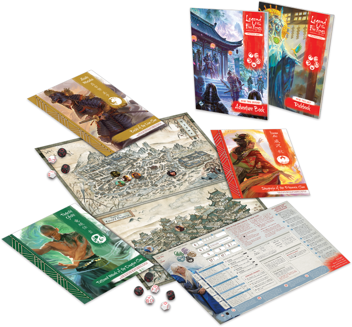 L5r01 Layout - Legend Of The Five Rings Roleplaying Beginner Game (700x651), Png Download
