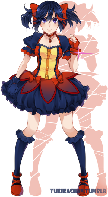 Tumb Lr Ryuko Matoi Illyasviel Von Einzbern Clothing - Madoka Magica Mahou Shoujo Pmmm (500x750), Png Download