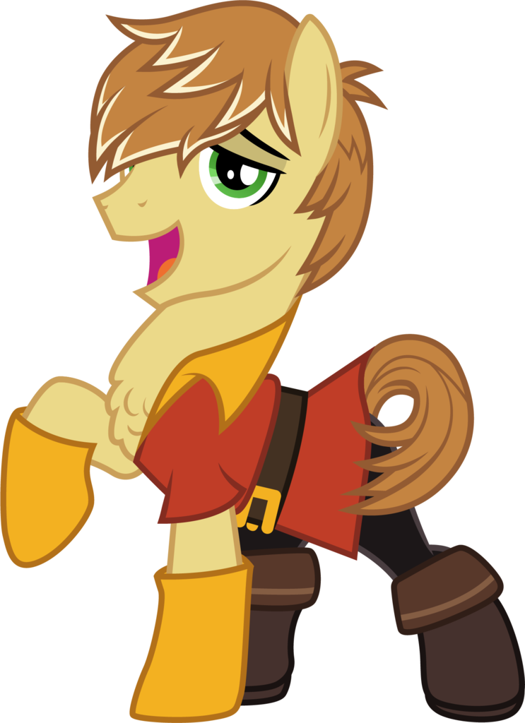 Cloudyglow, Beauty And The Beast, Chest Fluff, Clothes, - Pony (743x1024), Png Download