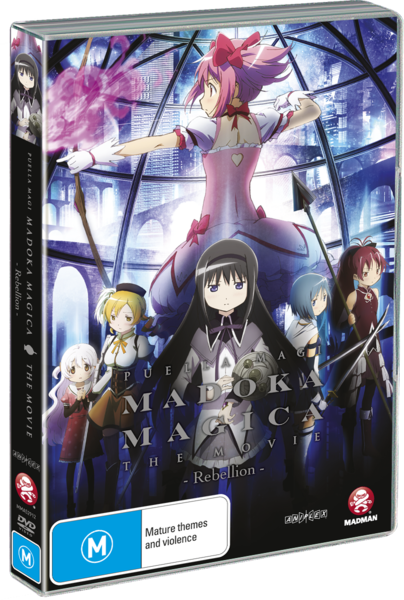 Puella Magi Madoka Magica The Movie Rebellion Cover - Puella Magi Madoka Magica The Movie Rebellion Bd (404x600), Png Download