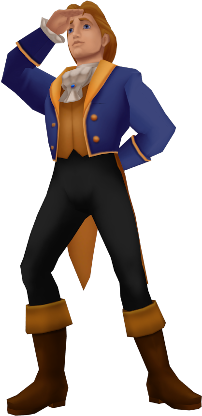 Prince Adam Human Form Khii - Principe Bella E La Bestia (425x865), Png Download