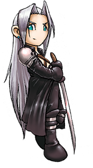 Sephiroth - Sephiroth Chibi Png (350x400), Png Download