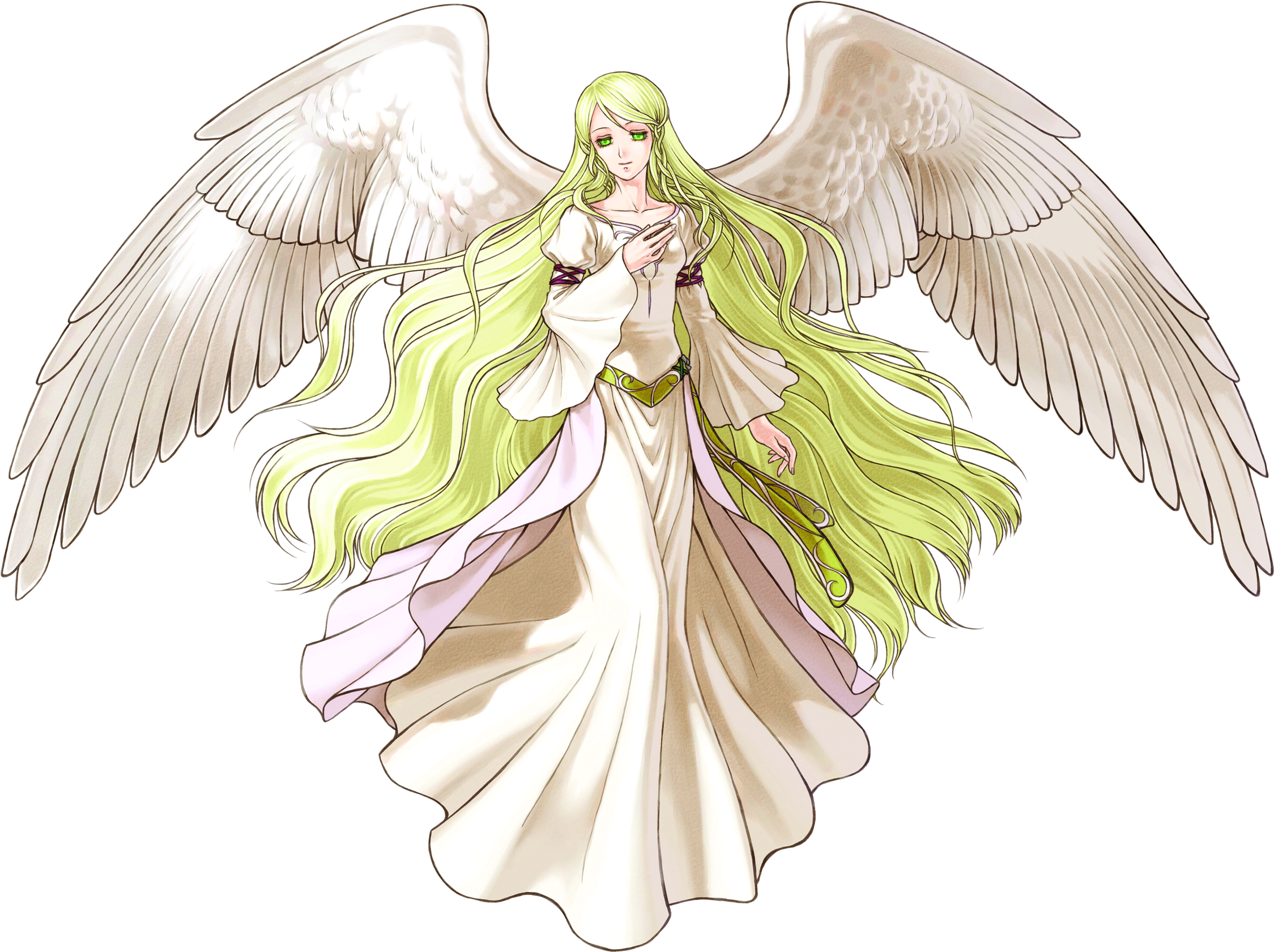 Download Png - Fire Emblem Leanne (2894x2046), Png Download