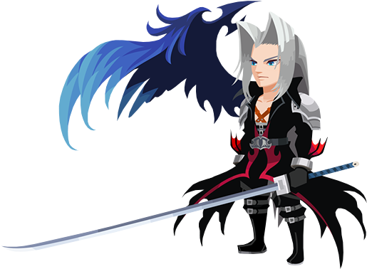 Sephiroth - Kingdom Hearts Union Χ[cross] (546x399), Png Download