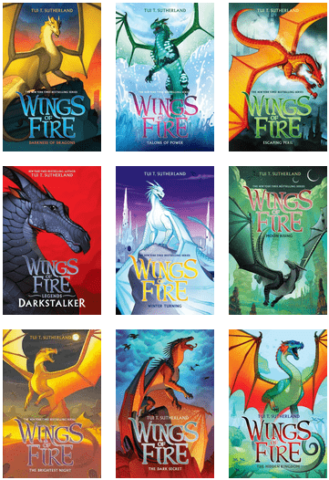 Wings Of Fire - Wings Of Fire Book Four The Dark Secret (436x571), Png Download