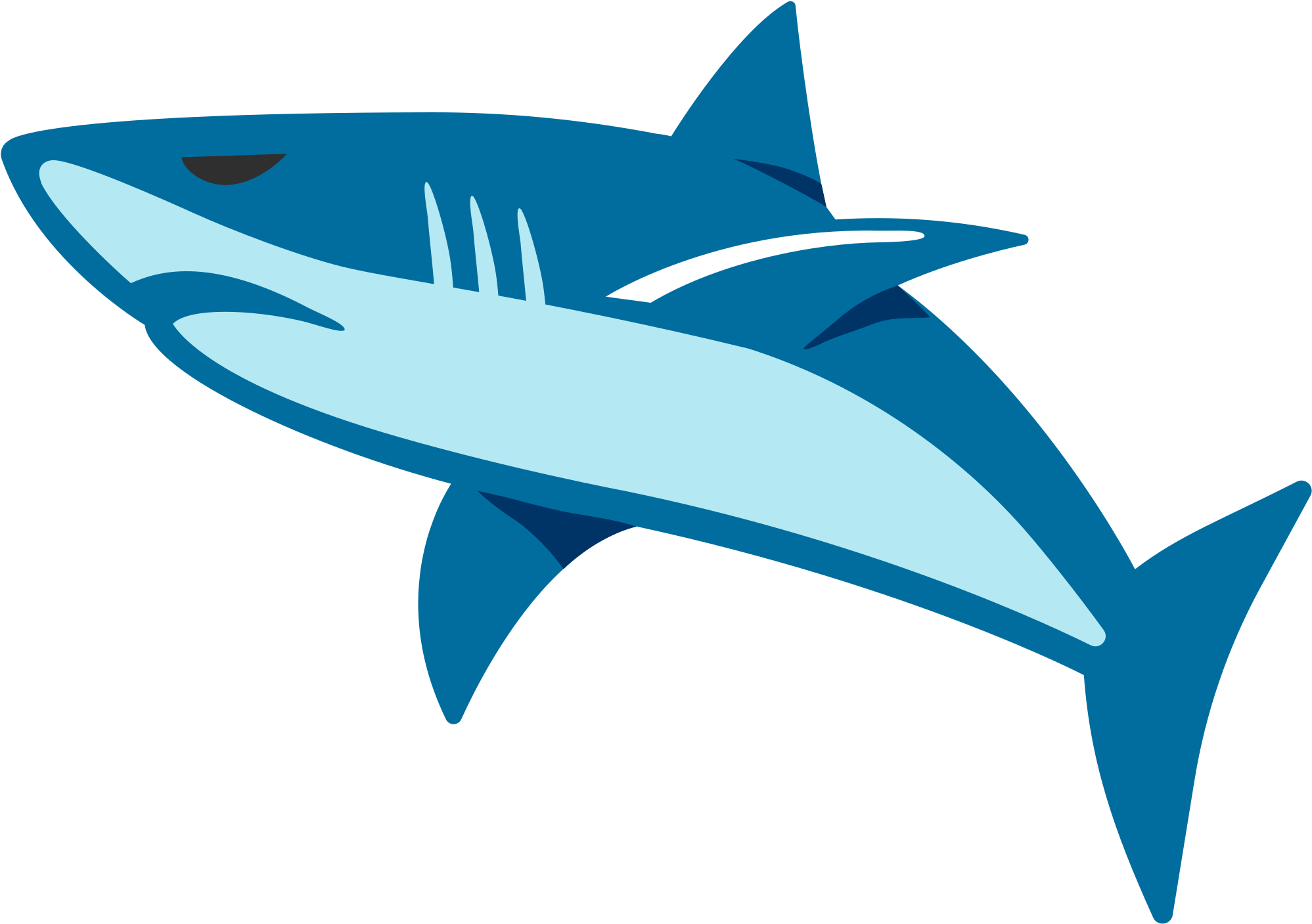 Open - Shark Emoji Png (2000x2000), Png Download