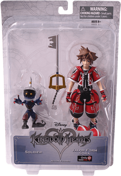 Valor Form Sora And Soldier Diamond Select Figures - Kingdom Hearts Ii (600x600), Png Download