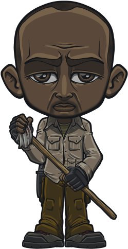 Lord Mesa The Walking Dead (378x522), Png Download