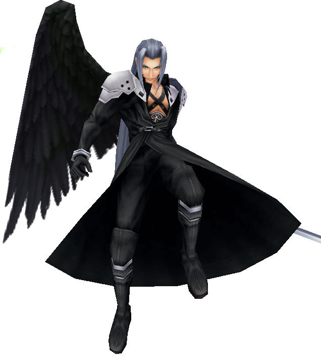 Amaterasu Vs Sephiroth Amy Has The Agility To Avoid - Final Fantasy 7 Sephiroth Wing (636x706), Png Download