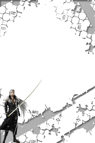 Jet's Vwallpaper Collection Ff7ac Sephiroth - Final Fantasy Vii Sephiroth Cosplay Costume Sephiroth (320x480), Png Download