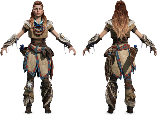 Horizon Zero Dawn - Horizon Zero Dawn Aloy Png (580x400), Png Download