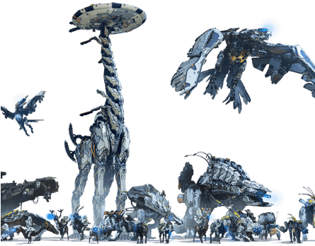 Third Person Adventure - Horizon Dawn Sawtooth Drawings (444x444), Png Download