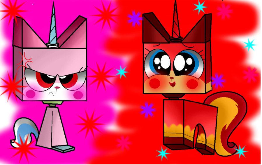 Download Unikitty And Angry Kitty Clipart Princess - Unikitty Y Angry Unikitty (899x565), Png Download