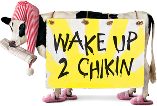 Free Chick Fil A Breakfast Entree - Chick Fil A Breakfast Cow (505x342), Png Download