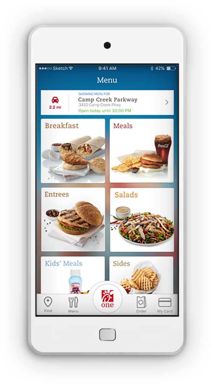 Chick Fil A App Screens (710x1285), Png Download