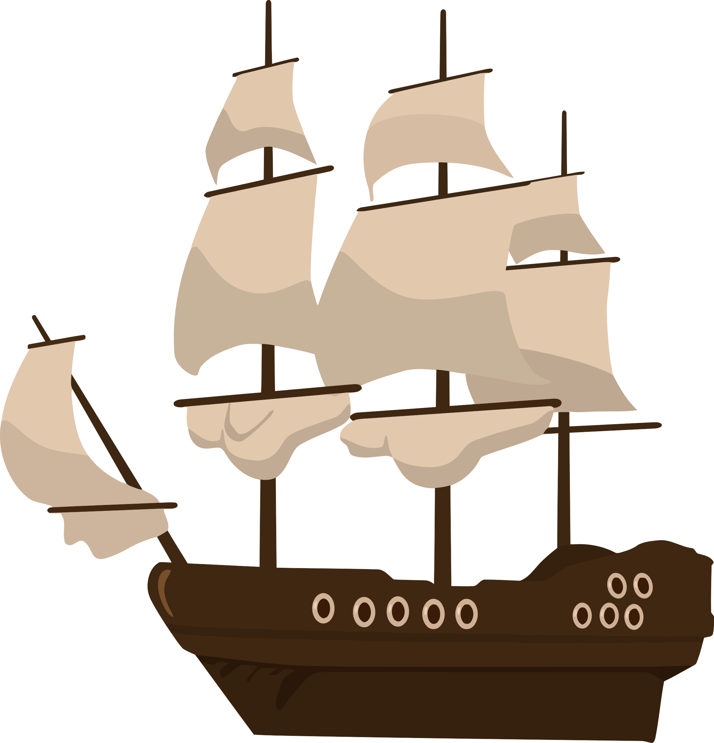 If We Can Get Jolly Roger Telephone To Be The World's - Pirate Ship Clipart (769x800), Png Download