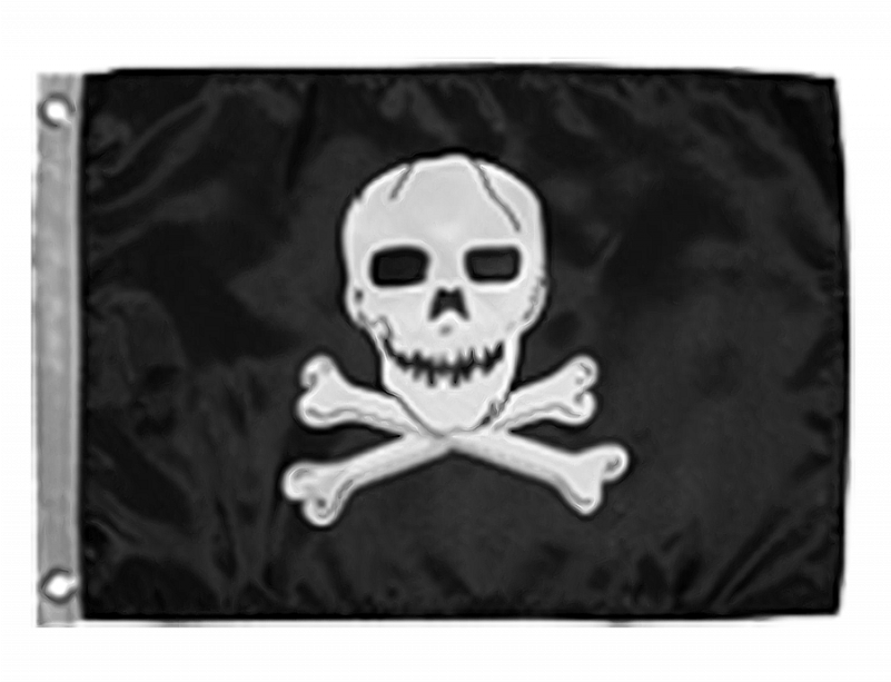 Jolly Roger 12" X 18" Flag - Taylor Made 12" X 18" Jolly Roger Novelty Flag (800x800), Png Download