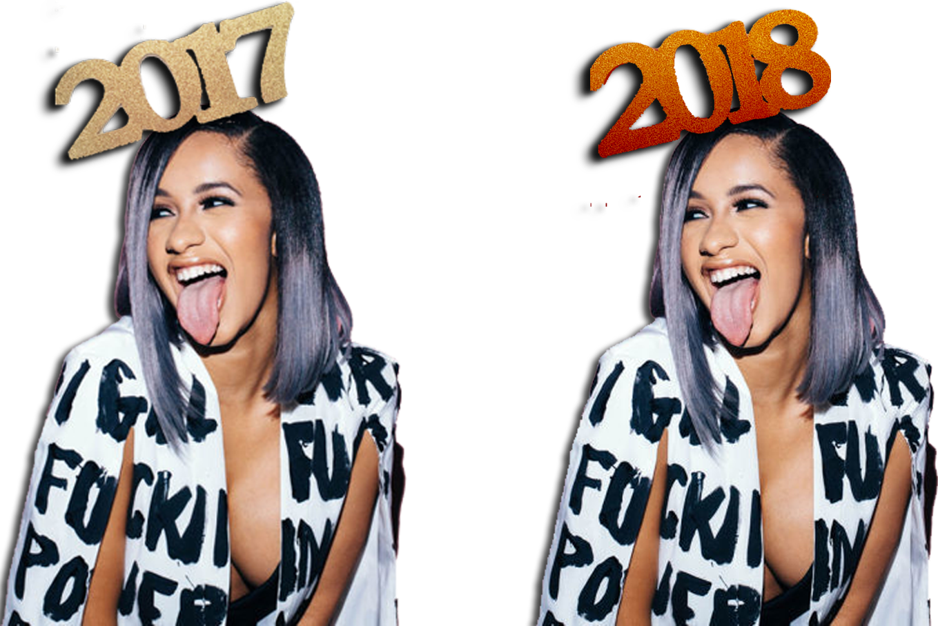 Cardi B Has Had One Hell Of A Year - Rihanna Congratulates Cardi B (1359x908), Png Download
