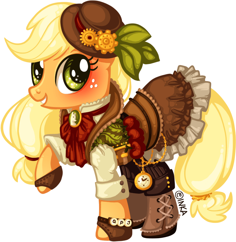 Applejack - Mlp Steampunk Applejack (650x650), Png Download