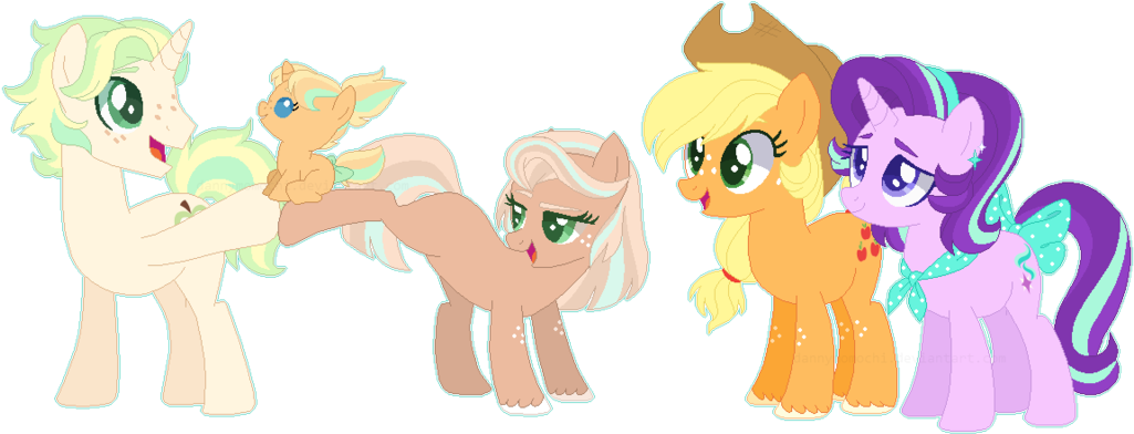 Dannymomochi, Baby, Baby Pony, Base Used, Female, Filly, - Mlp Filly Applejack Base (1024x401), Png Download