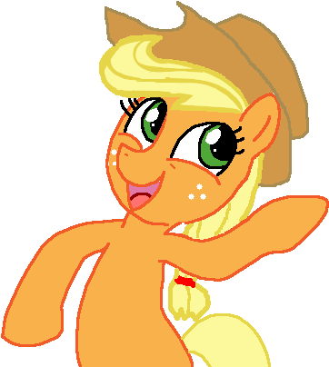 Applejack ) - Pinkie Pie Oh You (404x408), Png Download