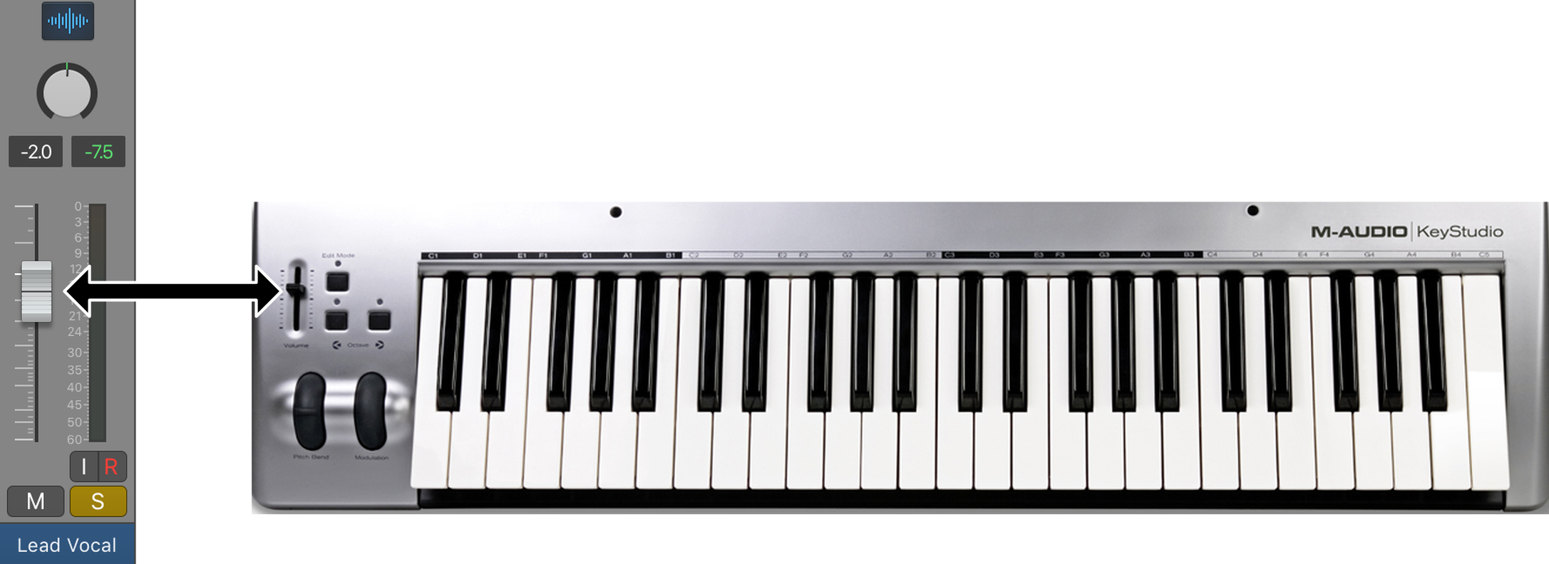Your Daw Is Your Instrument, Play It Musically - M Audio 49 (2173x792), Png Download