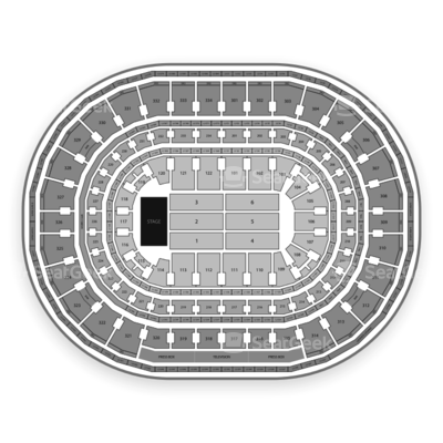 United Center Seating Chart Cardi B - United Center (400x400), Png Download