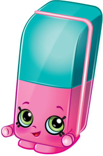 Shopkins - Erica Eraser Shopkin (397x600), Png Download