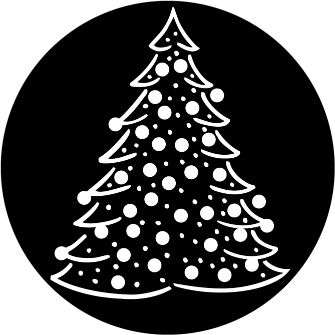 Christmas Tree - Apollo Christmas Tree Steel Gobo Ms-3200 (800x800), Png Download