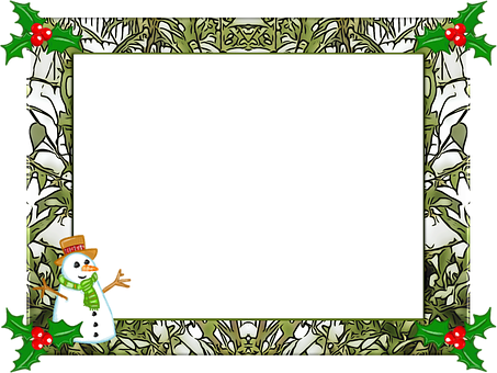 Cool Christmas Photo Frame Png Christmas Frames Free - Christmas Day (453x340), Png Download