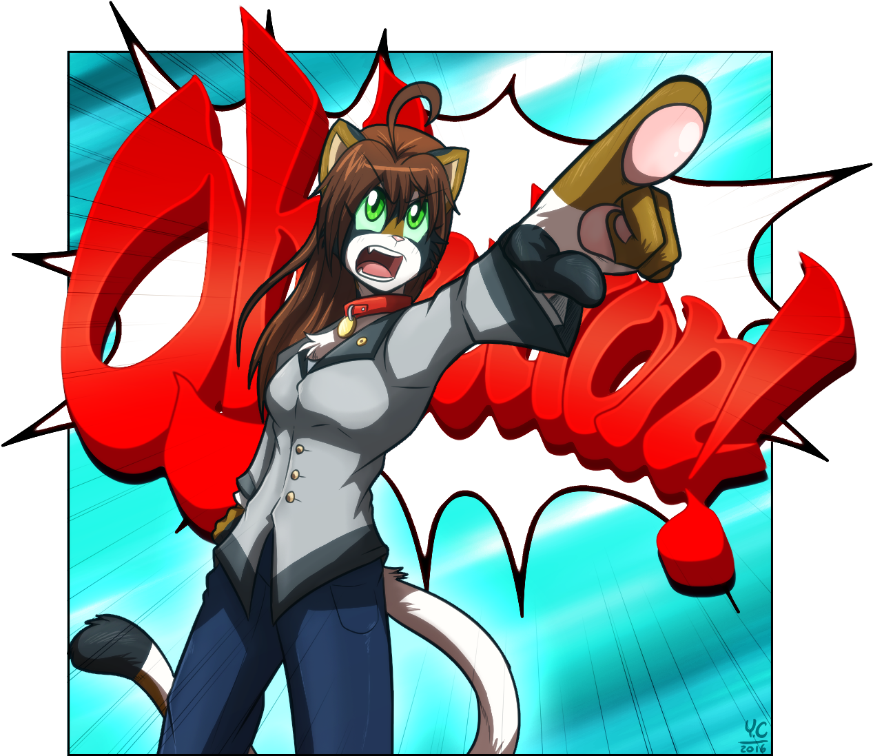 Objection - Cartoon (1280x1104), Png Download