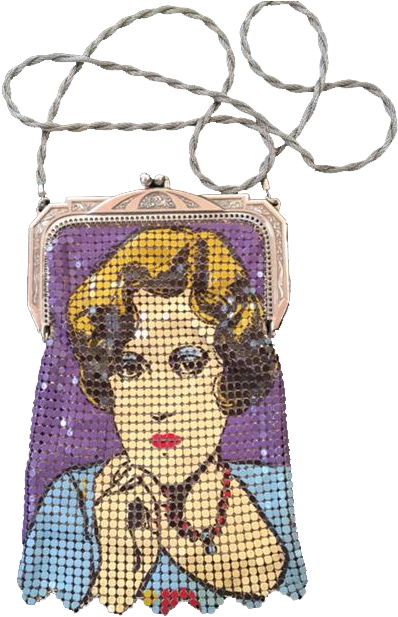 Rare Marion Davies Whiting And Davis Star Series Mesh - Cross-stitch (616x616), Png Download