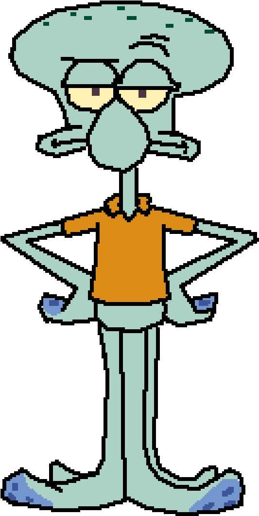 Squidward - Steal His Look Meme Squidward (576x1060), Png Download