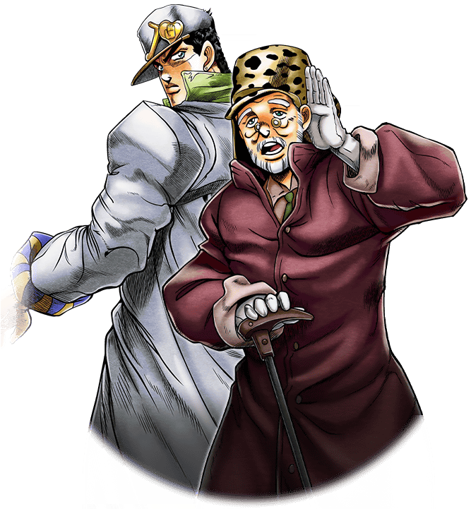 Unit Jotaro Kujo And Old Joseph - Jotaro Kujo (720x800), Png Download