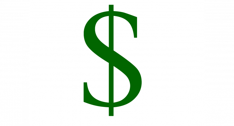 Pricing Is Not An Objection - White Dollar Sign Psd (760x410), Png Download
