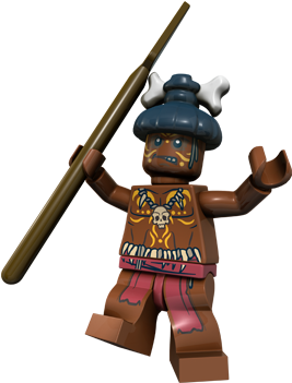 Objection Talking With Children About Cultural Stereotypes - Lego Pirates Of The Caribbean Indians (341x360), Png Download