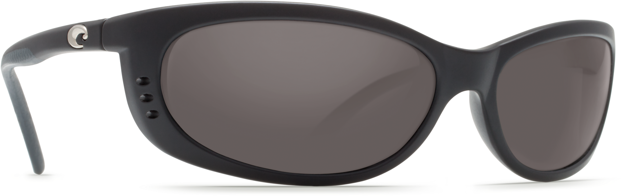 Costa Del Mar Fathom Sunglasses In Matte Black, Tr-90 - Costa Del Mar Fathom 580g Black/blue Mirror Polarized (2000x1000), Png Download