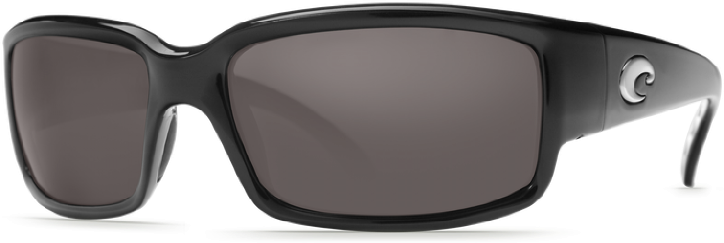 Costa Caballito Prescription Sunglasses - Costa Del Mar Caballito Shiny Black Sunglasses Copper (1500x750), Png Download