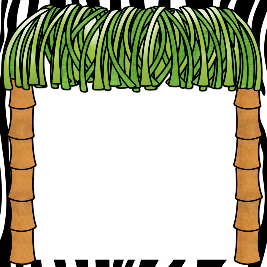 Safari Free Clipart Clip Art - Free Safari Border Clipart (900x900), Png Download