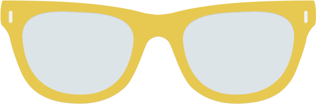 Sunglasses - Sunglasses Flat Png (635x230), Png Download