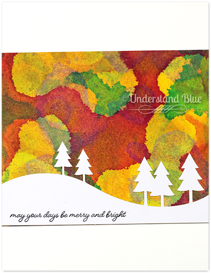 2016 Christmas Card By Understand Blue - Floral Design (495x640), Png Download
