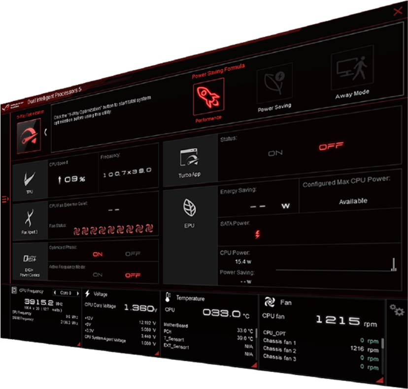 Get Performance, Efficiency, Digital Power, Fan Control - Asus Maximus Viii Impact (892x850), Png Download