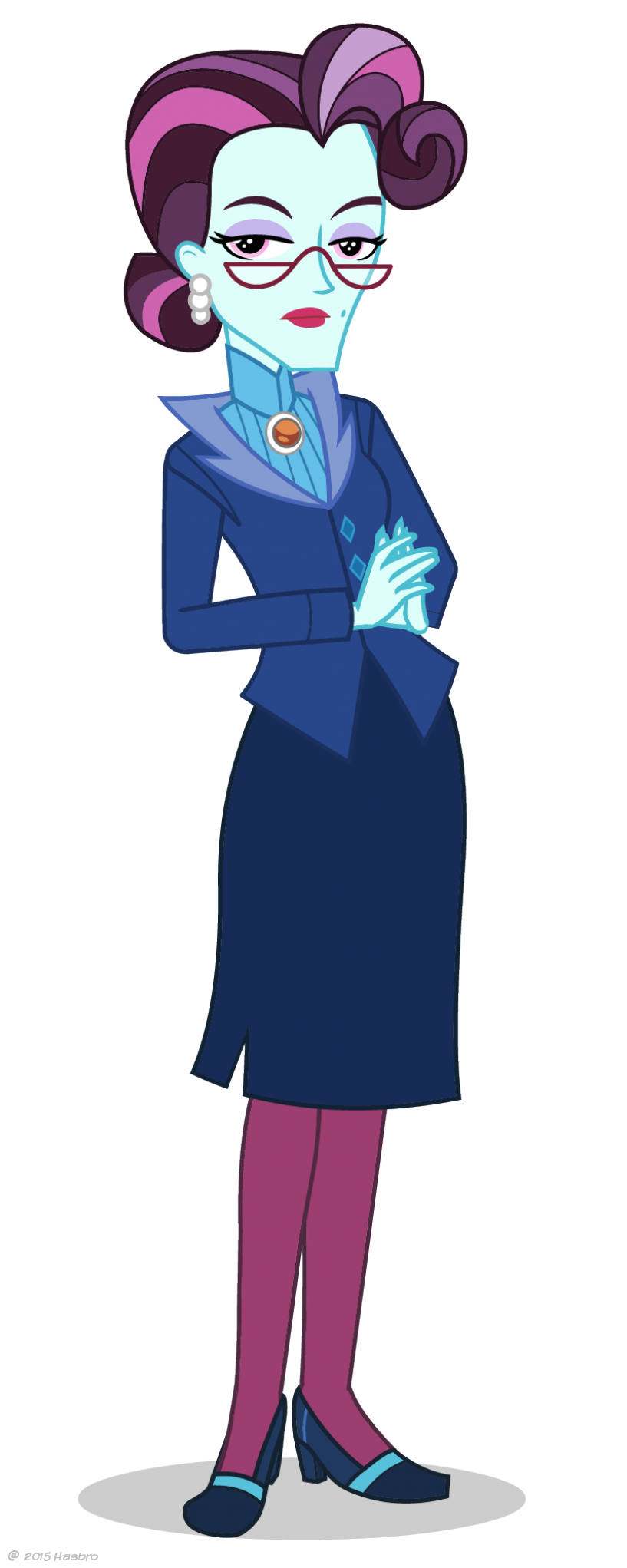 Friendship Games Principal Cinch Artwork - My Little Pony Equestria Girls Legend Of Everfree Characters (817x2043), Png Download