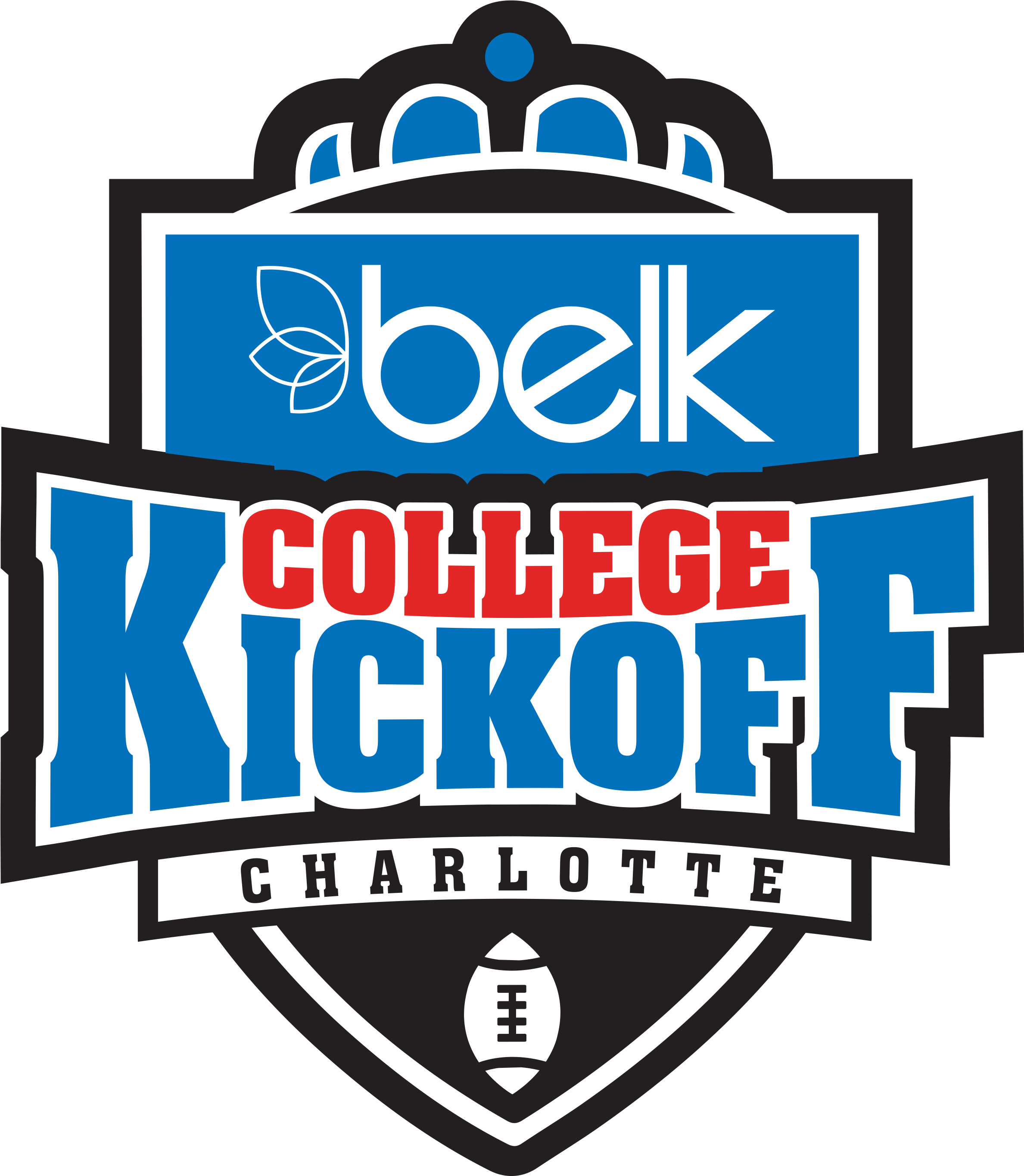 Belk College Kickoff - Belk Kickoff Game 2018 (2551x3301), Png Download
