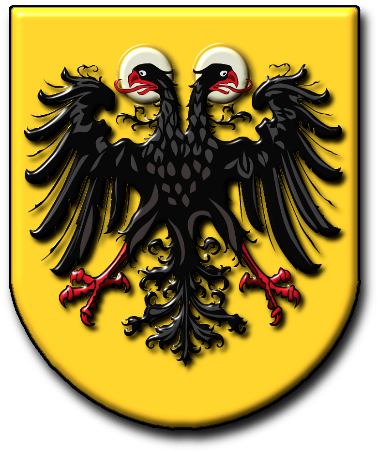 The Congress Of Vienna Was A Conference Of Ambassadors - Heiliges Römisches Reich Flagge (870x1050), Png Download