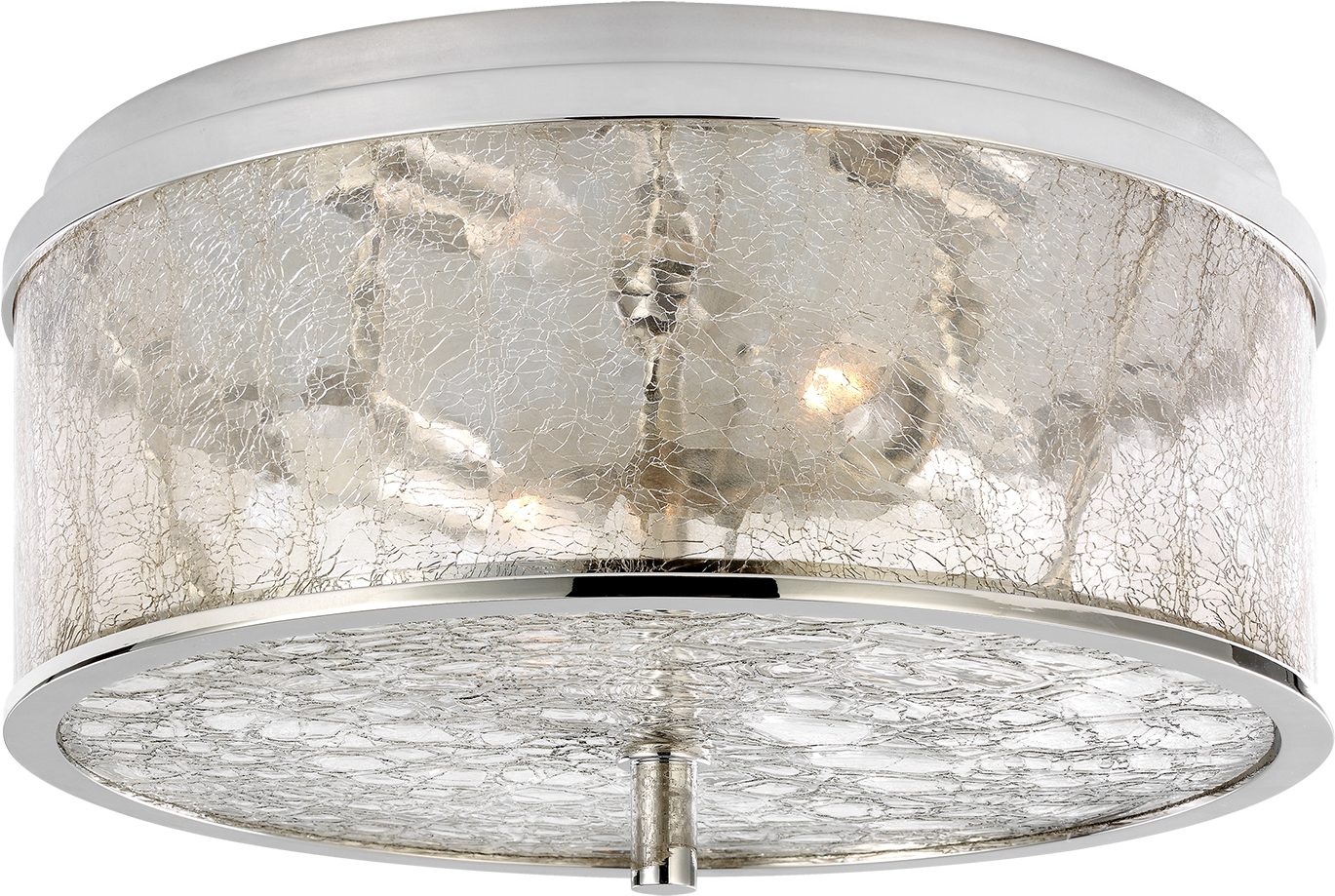Liaison Medium Flush Mount In Polished Nickel With - Kelly Wearstler Liaison Medium Flush Mount Kw 4202 (1440x1440), Png Download