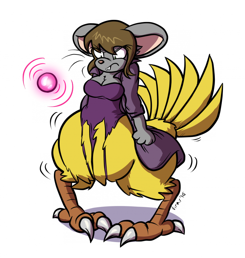 Cartoon Chocobo (800x844), Png Download